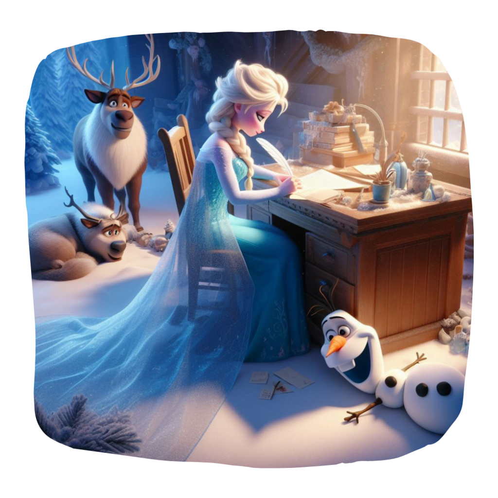 Correspondance Reine des neiges Elsa