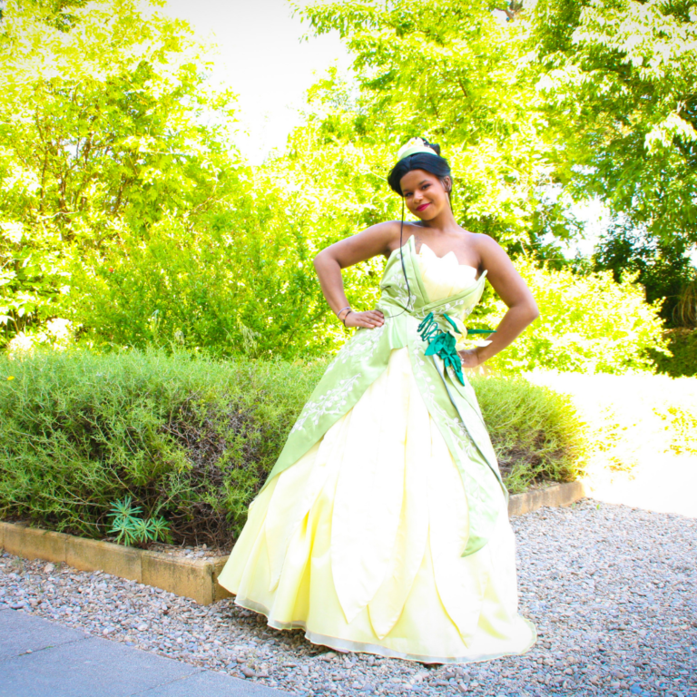 Princesse Tiana illustration élégante